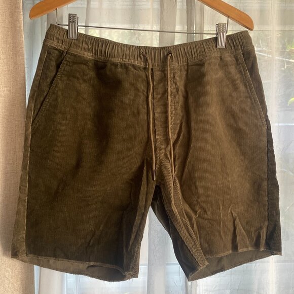 Brixton shorts - cord 2 tone - green - Medium - Picture 1 of 6